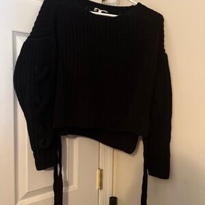 Candie's Black Crew Neck Sweater